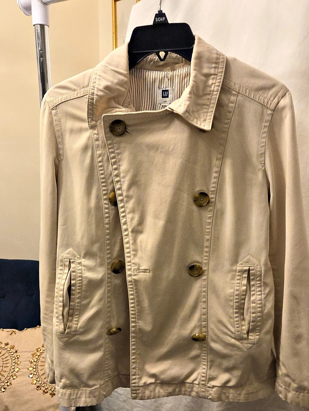 Gap Trench Coat in Beige